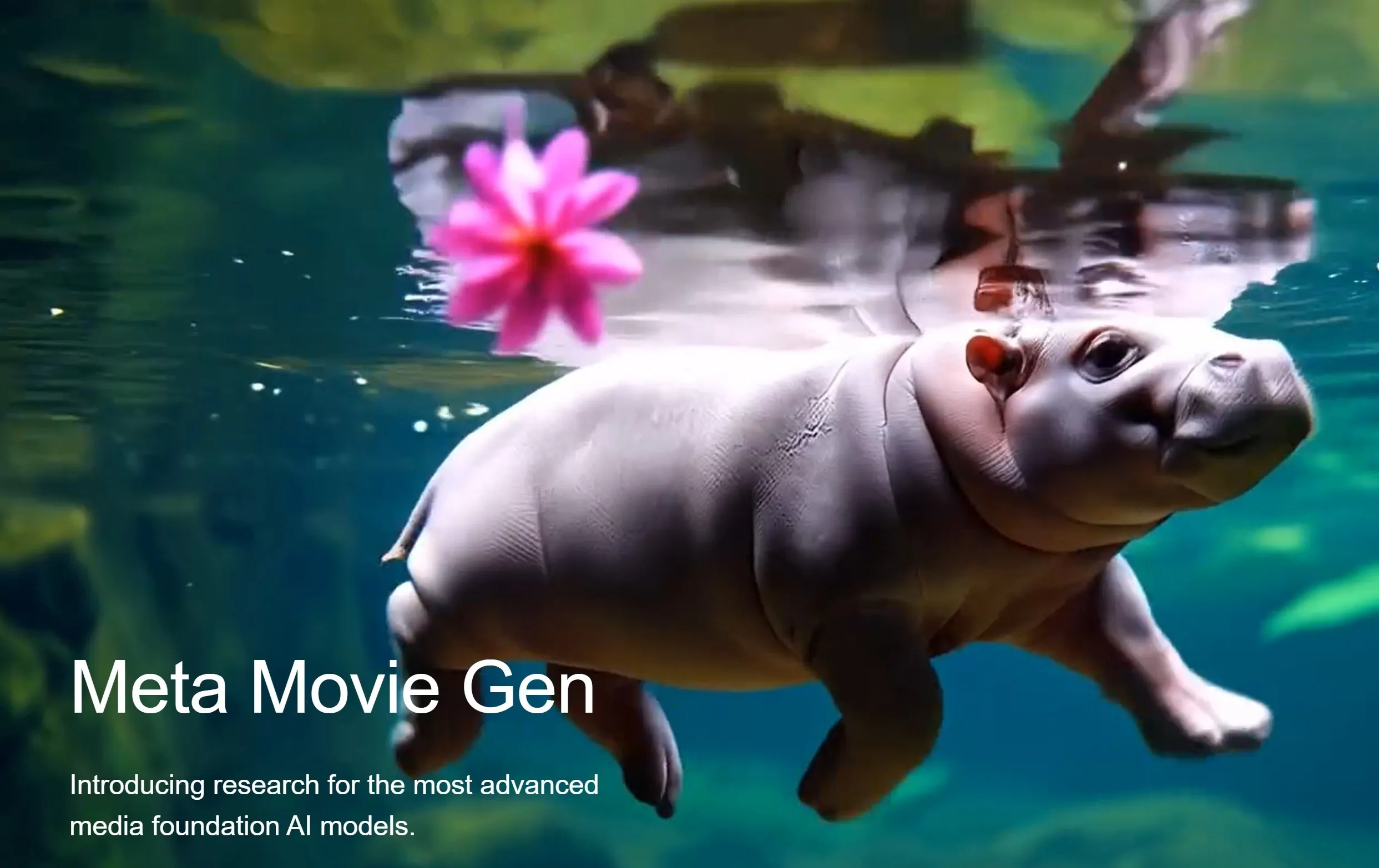 Meta发布Meta Movie Gen视频音频生成模型系列