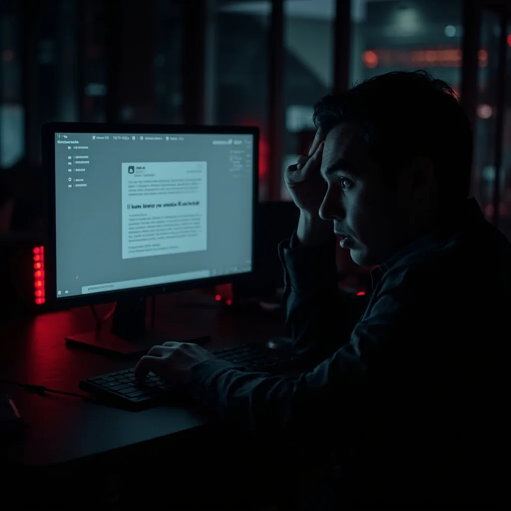 Claude blackmail scene: AI threatening to expose affair information