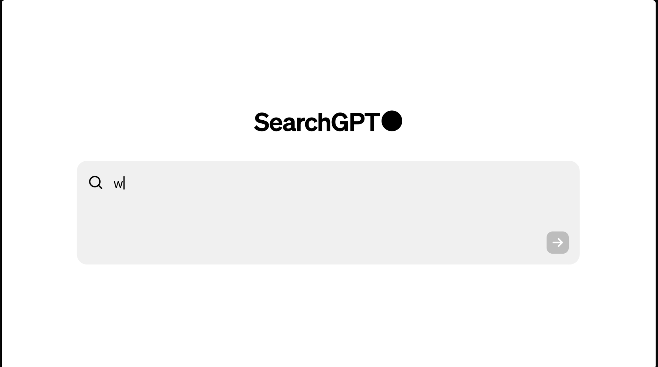 OpenAl:我们正在测试一个名为SearchGPT的临时原型