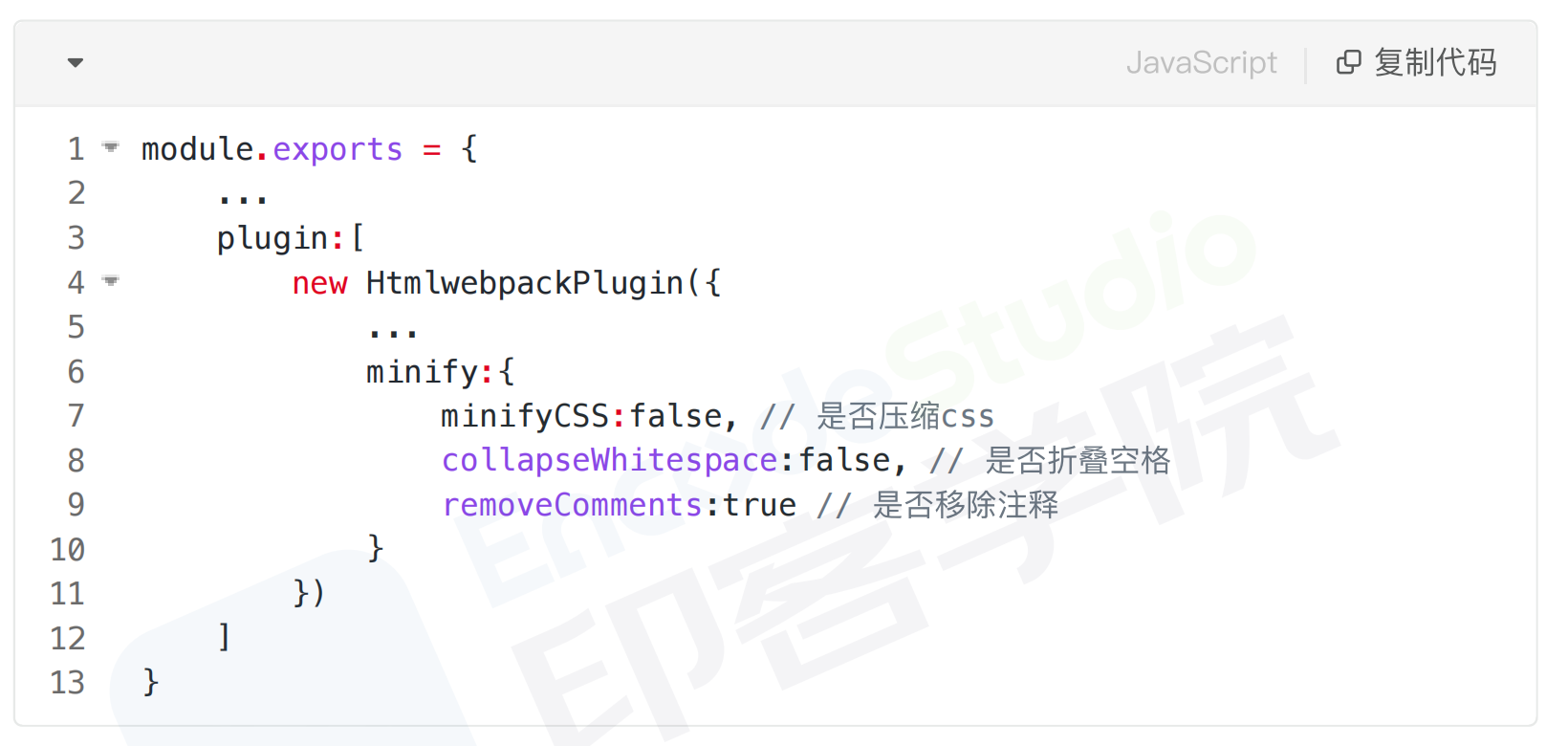 Html 文件代码压缩
